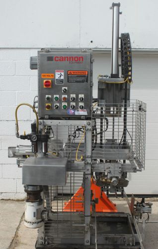 2003 CANNON MACHINERY EQUIPMENT WS PC CASER DAIRY MILK CASE PACKER AB SL500 PLC