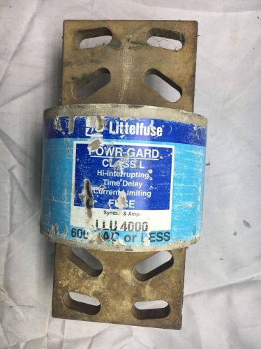 Used Littelfuse KLLU4000 Amp Fuse