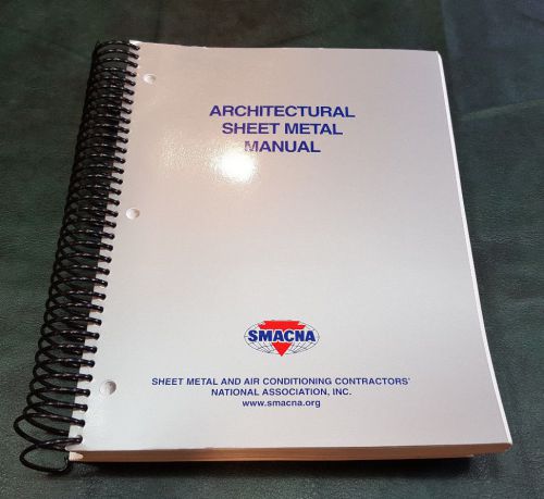 SMACNA Roofing Construction Architectural Sheet Metal Manual Guide Book 6th Ed.