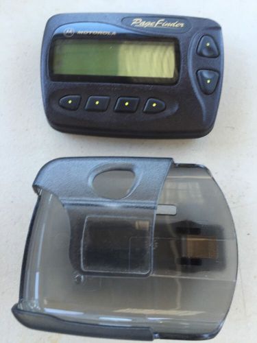 Vintage MOTOROLA Pagefinder Page Finder PAGER Beeper WITH HOLSTER