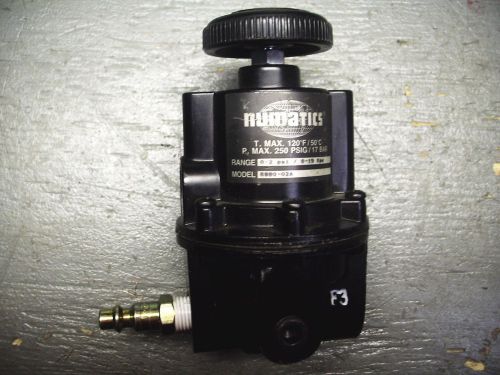 Numatics r880-02a high flow precision regulator 0-2psi / 0-15kpa for sale