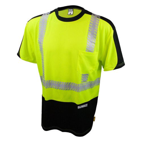 DEWALT DST11B Green Short Sleeve Class 2 Moisture Wicking Mesh T-Shirt