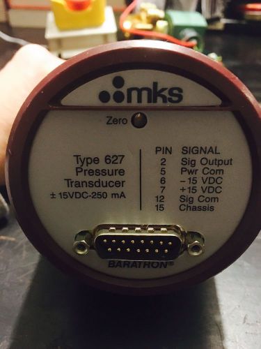 MKS 20 Torr Baratron 627A - 12338 Capacitance Manometer Pressure Transducer