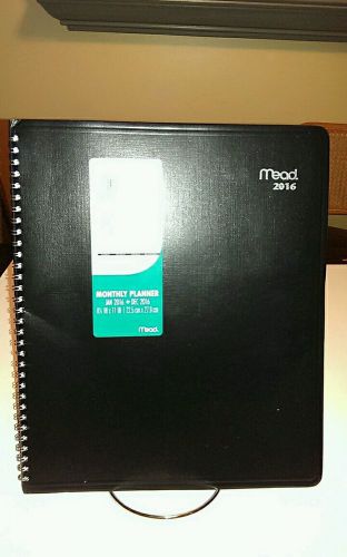 * Free Shipping * Mead 2016 Monthly Planner Assorted Color (TL260_16)