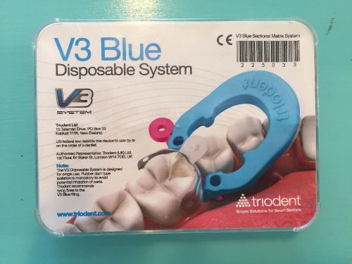 V3 blue sectional matrix composite dental system ultradent triodent used for sale