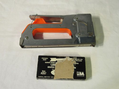 Arrow Fasetner Co  Model T2025 Stapler Wire Round Staples T20 T25 USA Made