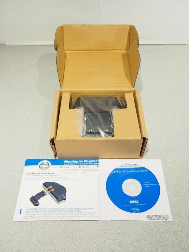 New dell magnetic stripe credit card reader kit p/n 0tt963 no usb cable for sale