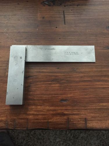 MACHINIST TOOLS * BROWN &amp; SHARPE * MACHINIST SQUARE 4-1/2” * 540