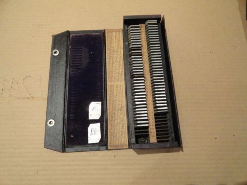 Vintage rare letterpress printing nice monotype matrix/mats serif 36 pt #791 for sale