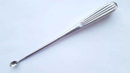 Spratt Brun Bone Curette Curved Orthopedic German Stainless Size 6