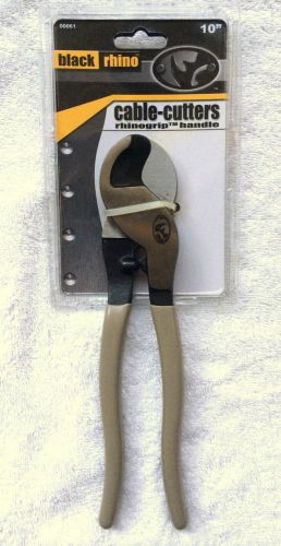 BLACK RHINO 10&#034; CABLE CUTTERS W/ RHINO-GRIP HANDLE BRAND NEW!