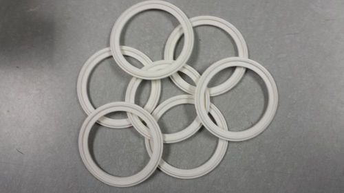 White Silicone Sanitary Tri Clamp Gaskets 2-1/2&#034; Tri Clover 40MPX  APEX 5324-S