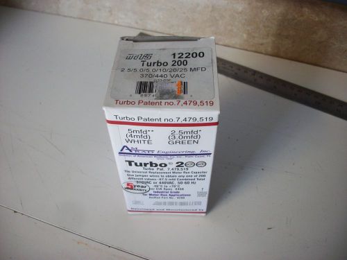 Mars 12200 Turbo 200 Universal Replacement Motor Run Capacitor