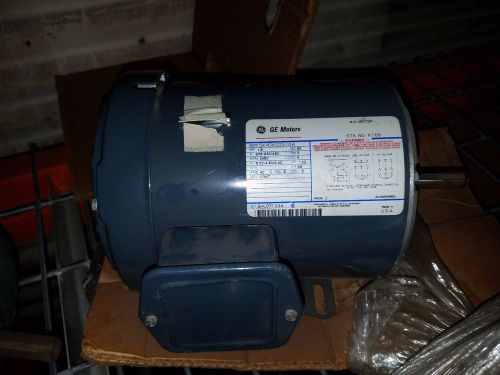 Ge k166 ac motor, 5k43kg2510a,  1.5hp, 3450rpm, 56 fr, 208-230/460v, 60hz, 3ph for sale