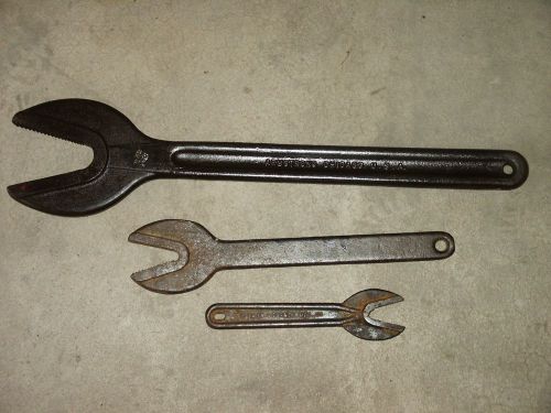 Huge Vintage Armstrong Alligator Wrench # 4 1/2 Chicago 2&#039; Long Steam Punk USA