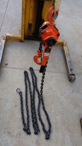 Jet jlp-300-20 3 ton manual lever chain hoist 20&#039; lift jlp-300 for sale