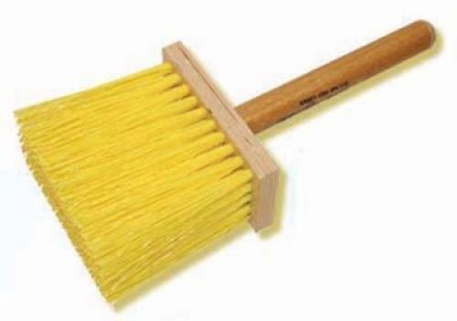 Kraft Tool PL115 Stucco Dash Brush - Plastic 5-1/2-Inch Yellow Bristles