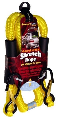 Crawford-Lehigh CZB4 4-Feet Cordzilla Stretch Rope, Yellow