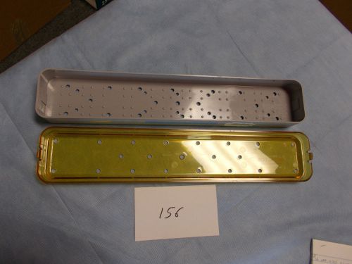 Laparoscope Cystoscope Sterilization Tray L: 16 1/2&#034; x W:  3&#034; x H: 1 3/4&#034;