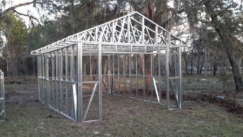 Light Steel Frame Garage  Kit 14&#039;x20&#039;  G1420FKO DIY System