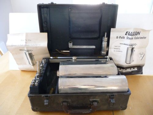 ELLISON U PATH STEAM CALORIMETER WITH CASE AND MANUAL