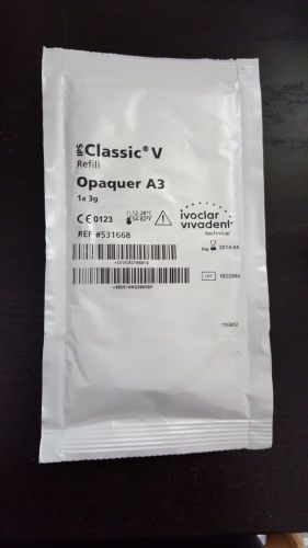 Ivoclar Vivadent Classic/Classic V Paste Opaque Shade A3 Dental Porcelain