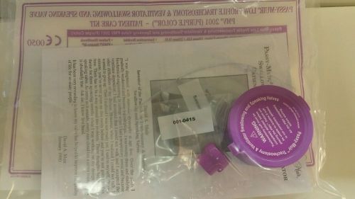 Passy-Muir Trach &amp; Vent Speaking Valve,Lp,Purple Part No. PMV2001 Qty : 1 Per Ea