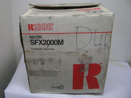 NEW Ricoh Secure Fax Facsimile Machine SFX2000M Printer W/ Tray SecureFax