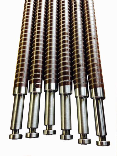 MBO B16 Style Folder Rollers, 17.188&#034; face length, set of 6