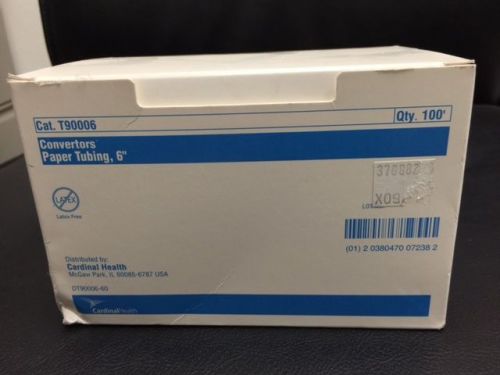 Cardinal Health Convertots Paper Tubing, 6&#034; Qty: 100&#039; Cat# T90006