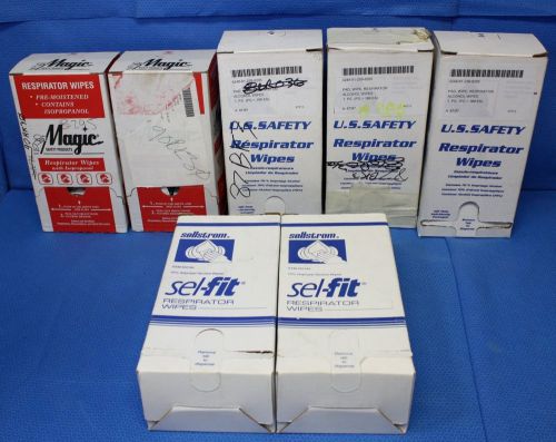 Respirator Wipes Sellstrom Magic U.S. Safety 70% Isopropyl Alcohol (690) Each