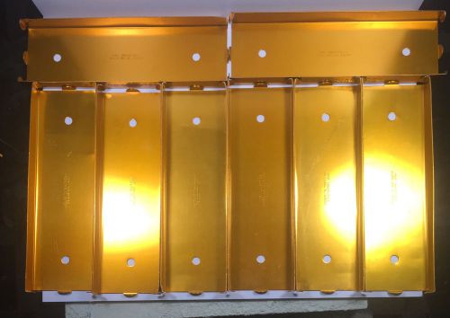 Mmf industries aluminum rolled coin tray quarters lot of 8 orange trays free s&amp;h for sale