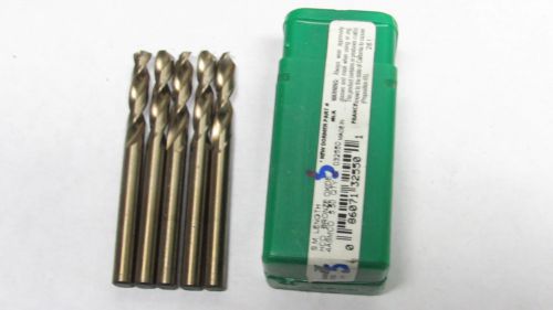 5 new PTD Precision 5.5mm 4ASMCO HSCo Cobalt Screw Machine Length Drills 32550