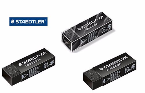 STAEDTLER® ERASER RASOPLAST BLACK EDITION 526 B20-9 (x3 pcs)