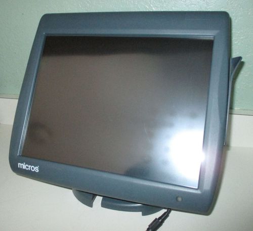 Micros Workstation 5 POS Touchscreen w/ Base Stand. Restaurant Terminal. 400814