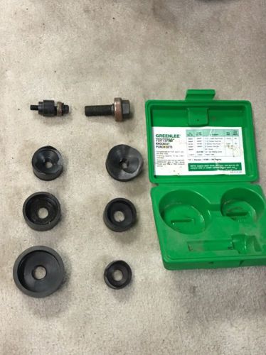 Greenlee 737 knockout punch kit with extras please see photos extras bundle good for sale