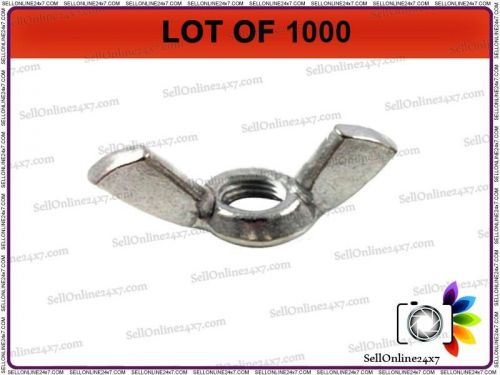 Heavy Duty M-6  New Wing Nut-A2 304 Grade Stainless Steel 1000 Pcs