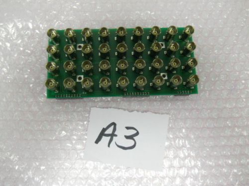 GE G.E. Kalatel KTD-348 Crosspoint 32 Video Switch BNC Connector Board D0348S03