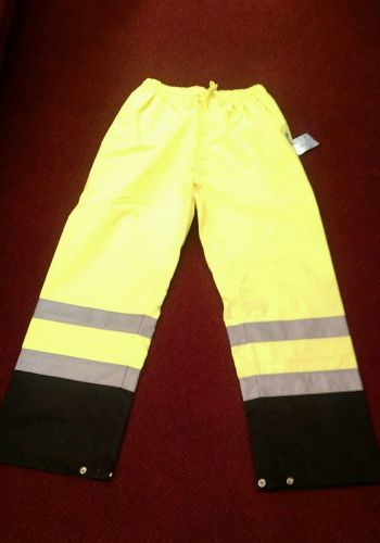 SCOTCHLITE REFLECTIVE SAFETY PANTS SIZE SIZE XL - CLASS E LEVEL 2