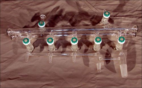 7-PORT DOUBLE VACUUM GLASS MANIFOLD