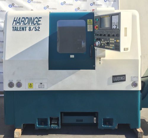 HARDINGE TALENT 8/52 CNC TURNING CENTER W/TAILSTOCK LATHE - HAAS MORI SL OKUMA