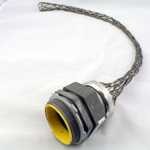 P&amp;s industrial strain relief cable cord grip 2.5&#034; npt 1.75&#034;-2&#034; bulk bdsr175 for sale
