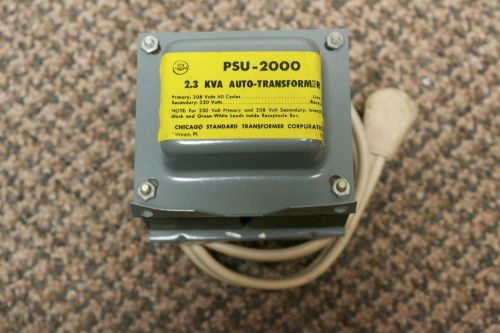 Stancor PSU-2000 208V Pri/230V Sec 2.3KVA Power Transformer