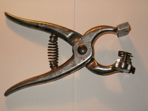 Stone Mfg. &amp; Supply Co. Vintage Tattoo Pliers Tool Calf USED