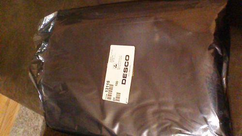 BAG OF 100 NEW DESCO 13115 ANTI-STATIC SHIELDING BAGS 12X18   L93