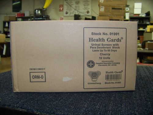 Hospeco health gards urinal screen with para deodorant block 01991 12 per box for sale