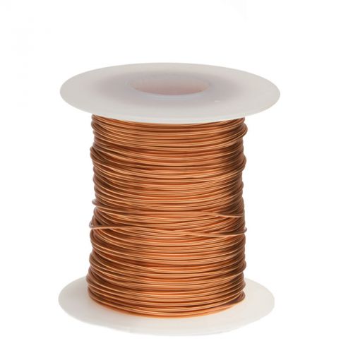 18 awg gauge enameled copper magnet wire 4oz 50&#039; length 0.0415&#034; 155c natural for sale