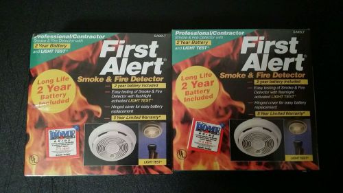 First Alert Professional/Contractor Smoke &amp; Fire Detector Alarm Model SA92LT NEW