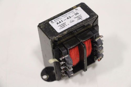 Signal A41-43-36 43Va Transformer 115/230v 50/60hZ + Free Priority SH