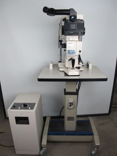 Topcon TRC-50 TRC-50F Retinal Camera w/MT-1/FD-32 Flash Device/Nikon TT-1 Table